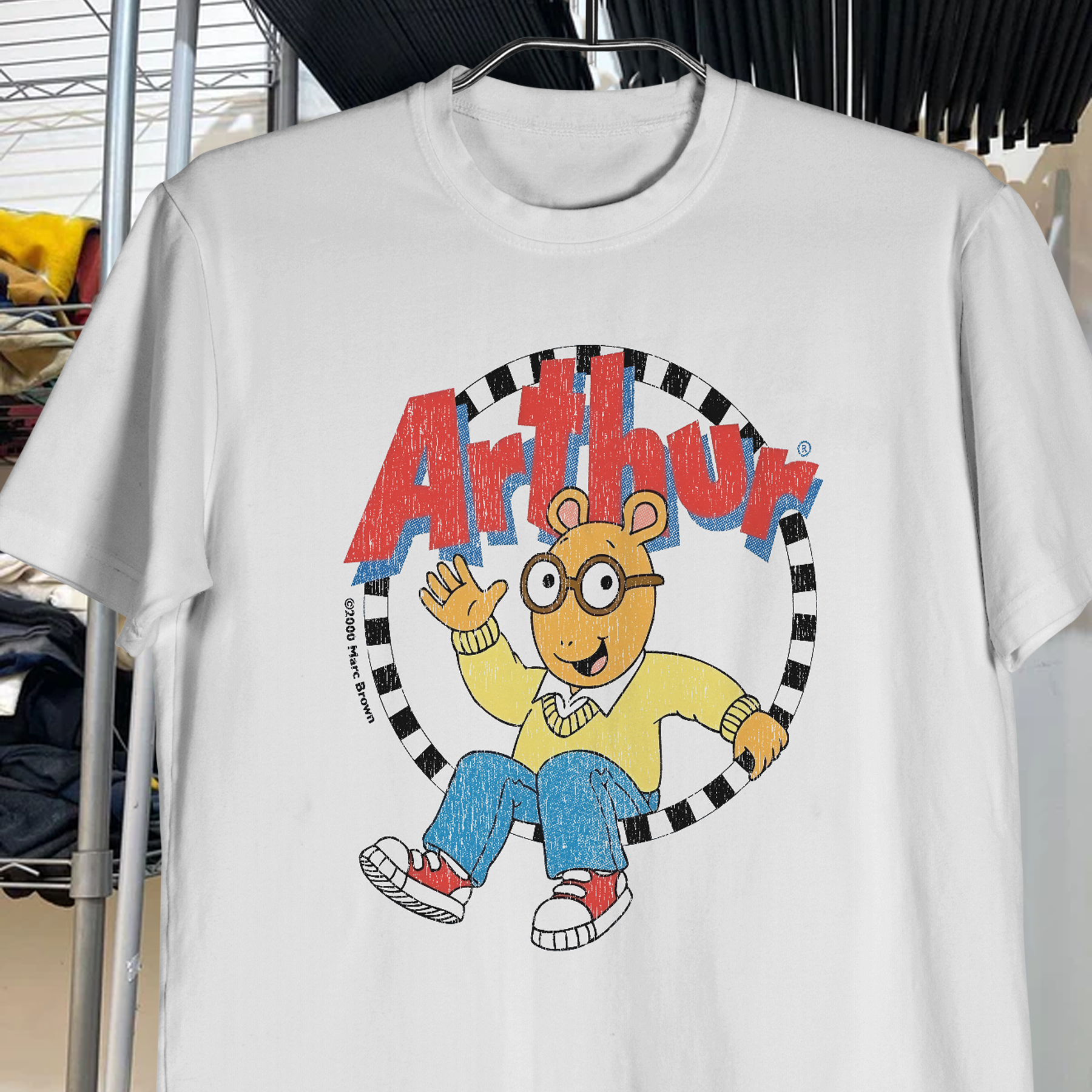2000 ARTHUR VINTAGE WHITE T-SHIRT