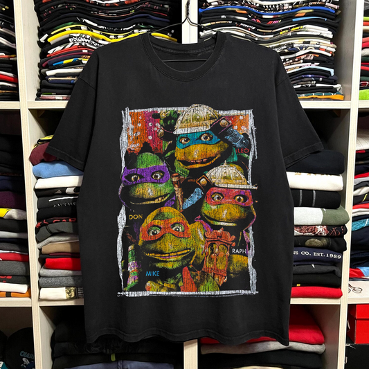 TMNT Washed Black Tee