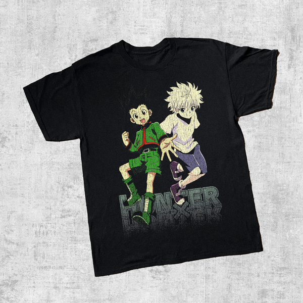 HUNTER X HUNTER ビンテージ　‍tシャツ Hunter X Hunter Anime T-Shirt Black Size Medium | eBay