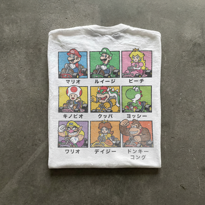 MarioKart 64 'Character Select' Vintage Washed White Tee