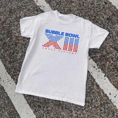 'BUBBLE BOWL' XIII VINTAGE WASHED WHITE TEE
