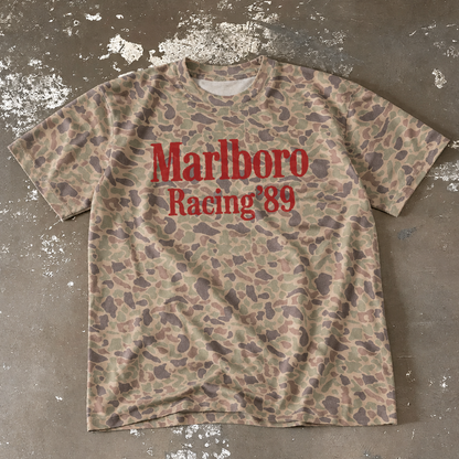 Marlboro Racing 89 Washed Duck Camo Tee