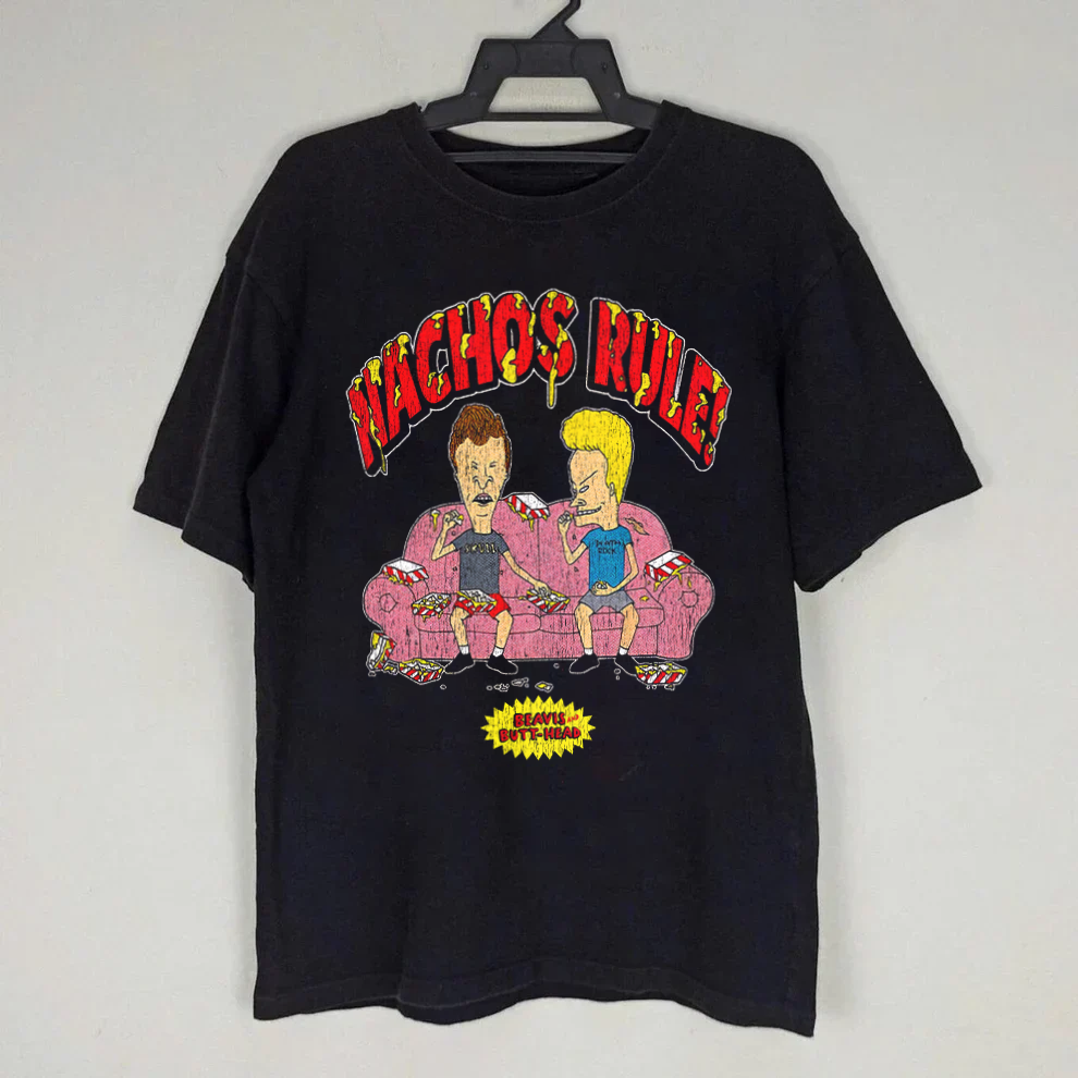 Nachos Rule Black Tee