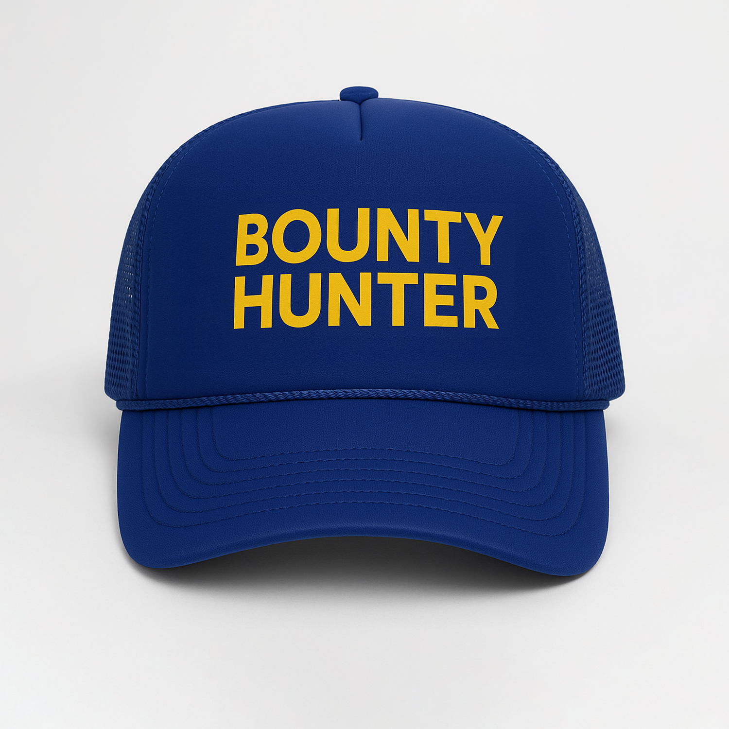'BOUNTY HUNTER' ROYAL BLUE FOAM TRUCKER