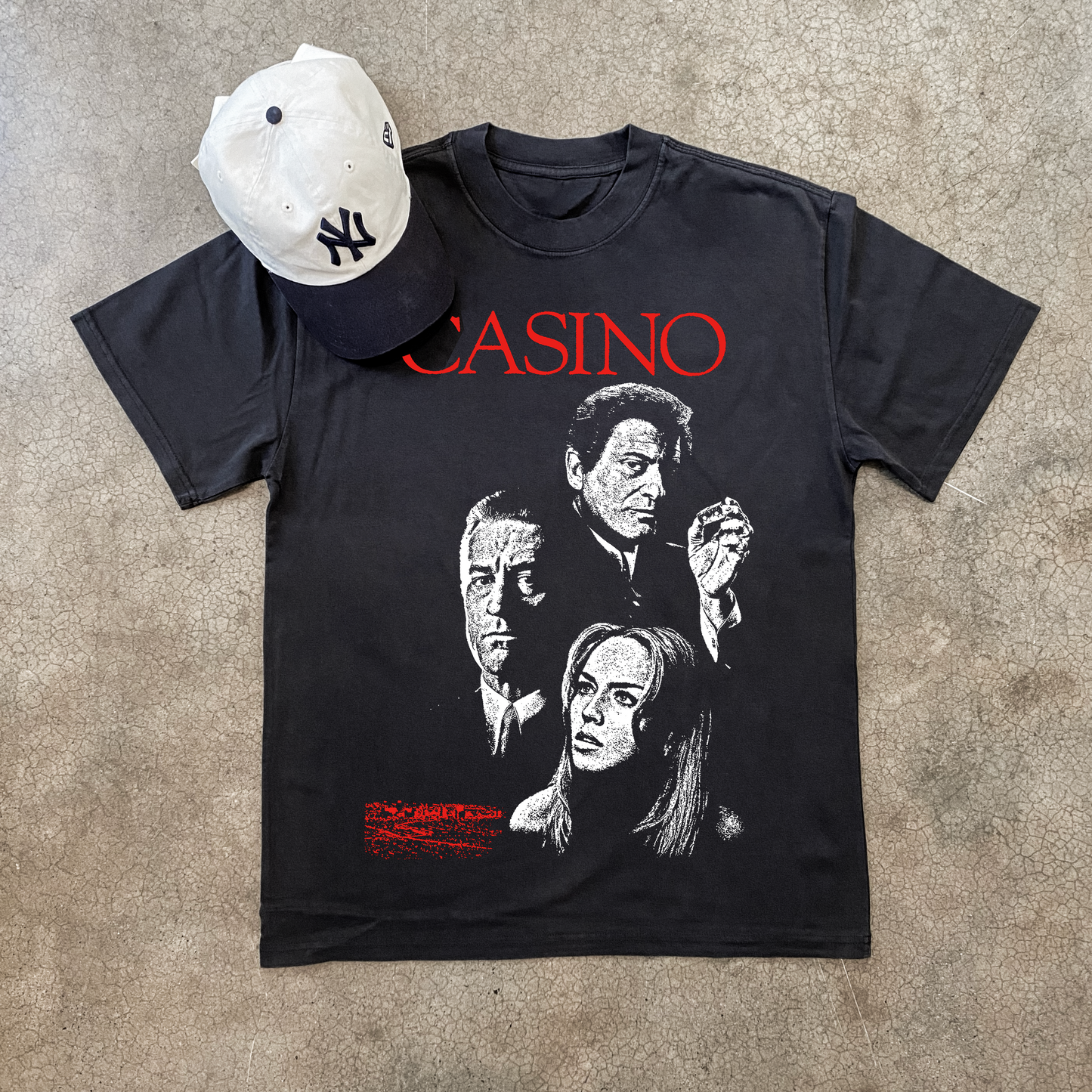 CASINO BLACK PROMO T-SHIRT