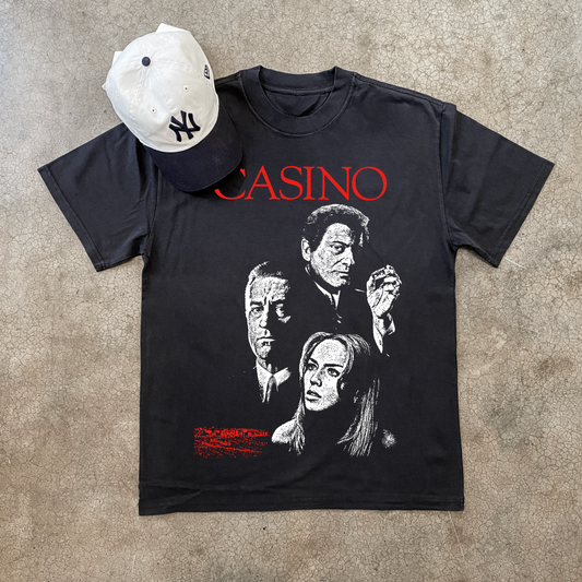 CASINO BLACK PROMO T-SHIRT