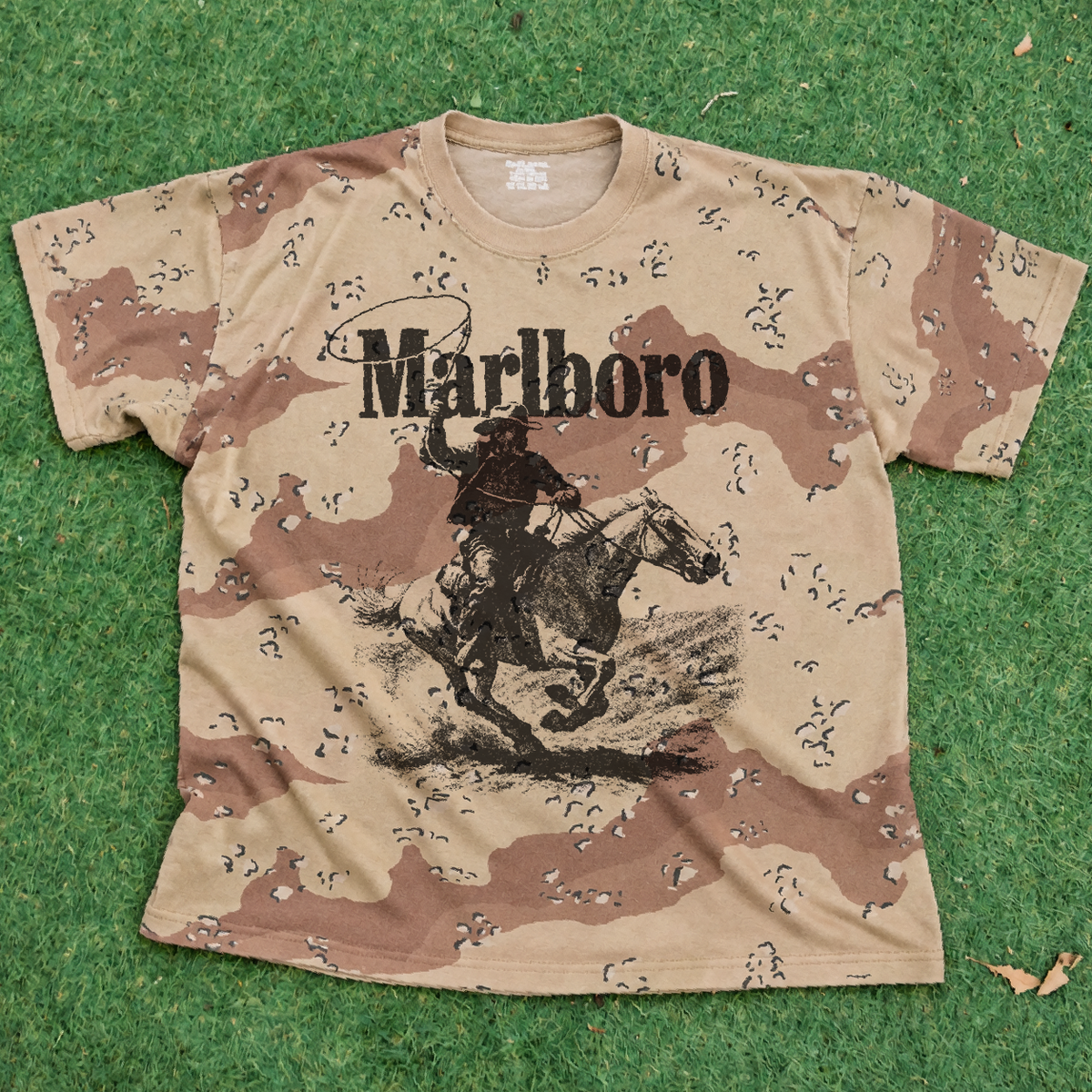 Marlboro Rugged Man Desert Camo Tee