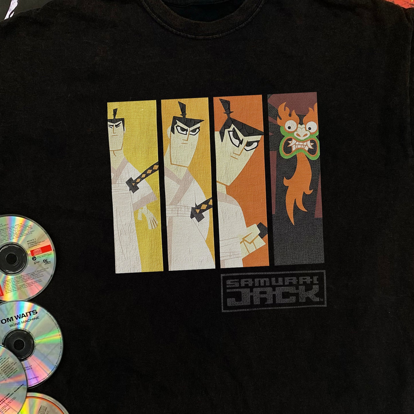 Samurai Jack Washed Black T-shirt
