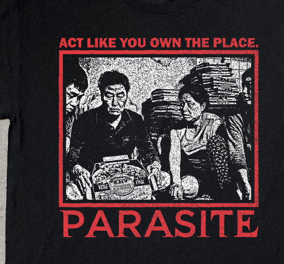 PARASITE BLACK T-SHIRT