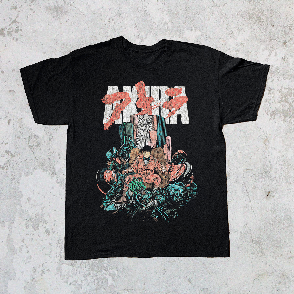 90'S Akira Vintage Black T-Shirt – Parallel