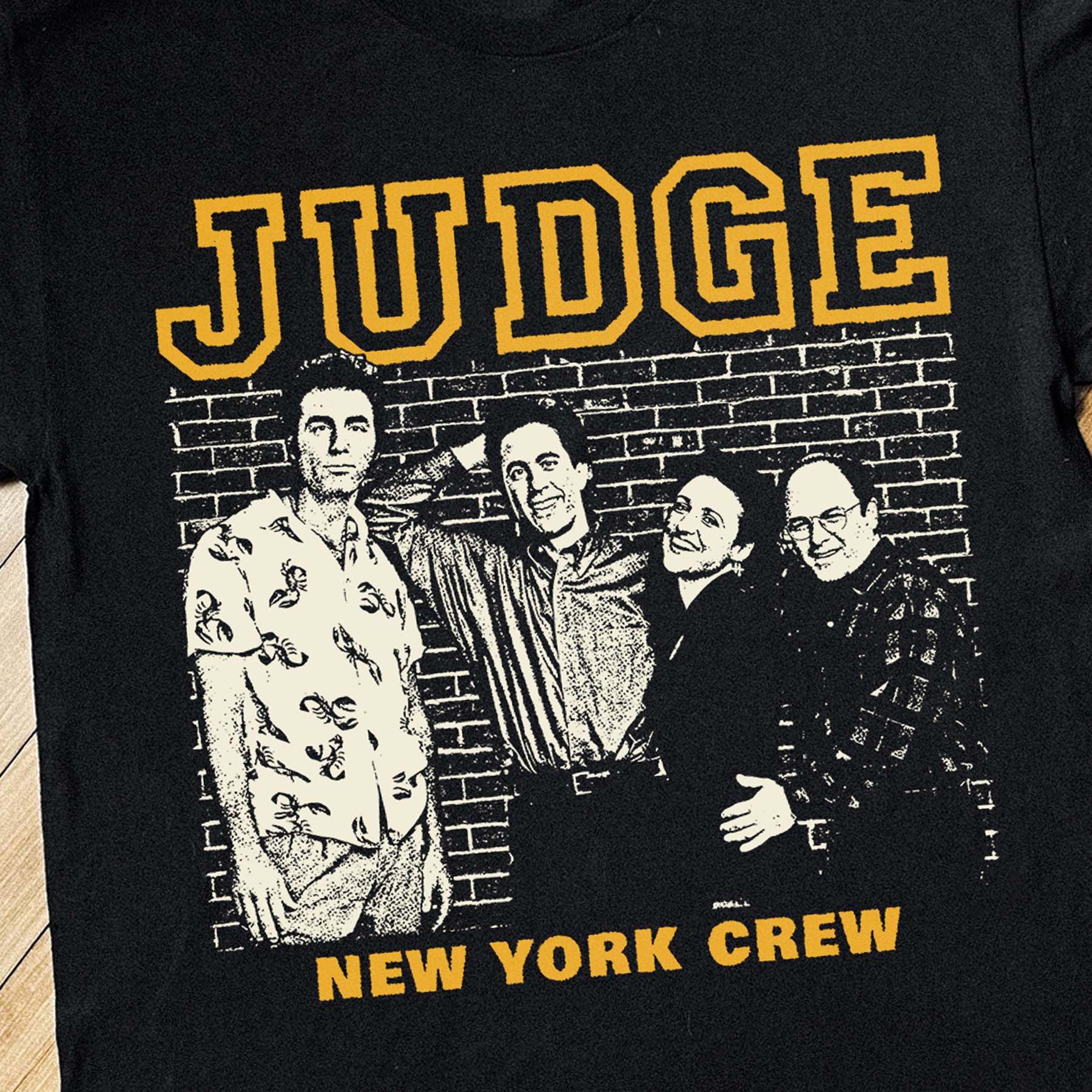 JUDGE X SEINFELD BLACK T-SHIRT
