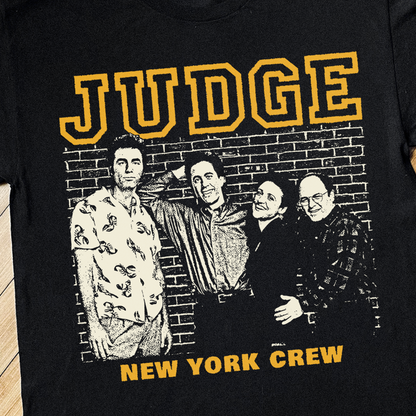 JUDGE X SEINFELD BLACK T-SHIRT