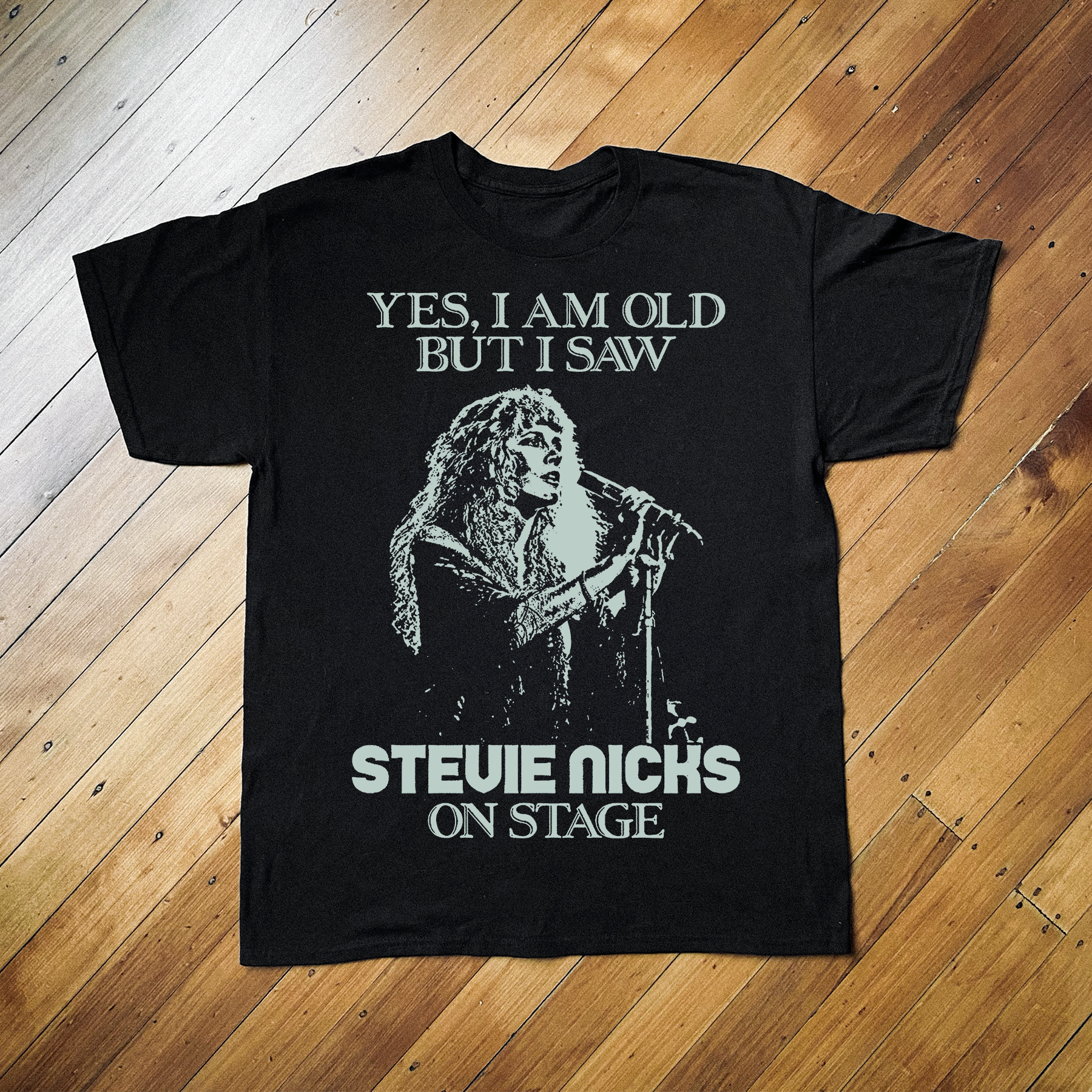 STEVIE NICKS BLACK T-SHIRT