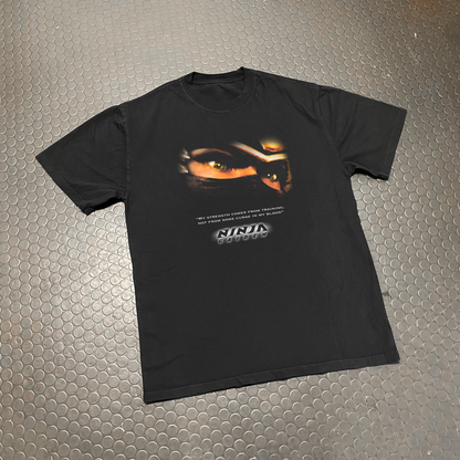 FIRE 'NINJA GAIDEN' (2004) BLACK HEAVY FADED PROMO TEE