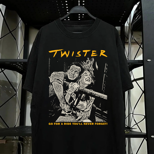 TWISTER VINTAGE BLACK T-SHIRT