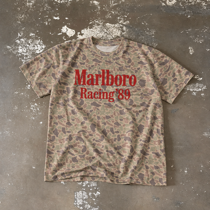 Marlboro Racing 89 Washed Duck Camo Tee