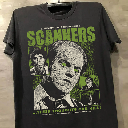 SCANNERS VINTAGE BLACK T-SHIRT