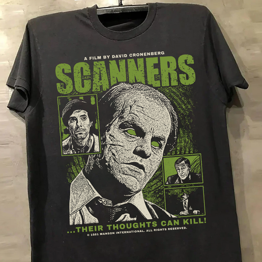 SCANNERS VINTAGE BLACK T-SHIRT