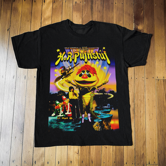 CRAZY 'H.R. PUFNSTUF' BLACK T-SHIRT
