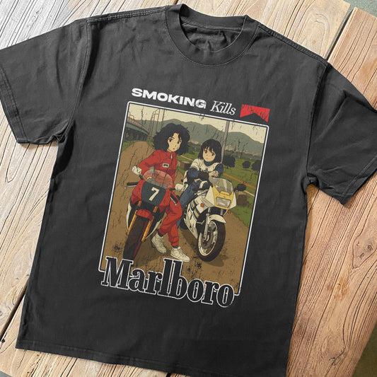 Smokingkills Vintage Black Tshirt