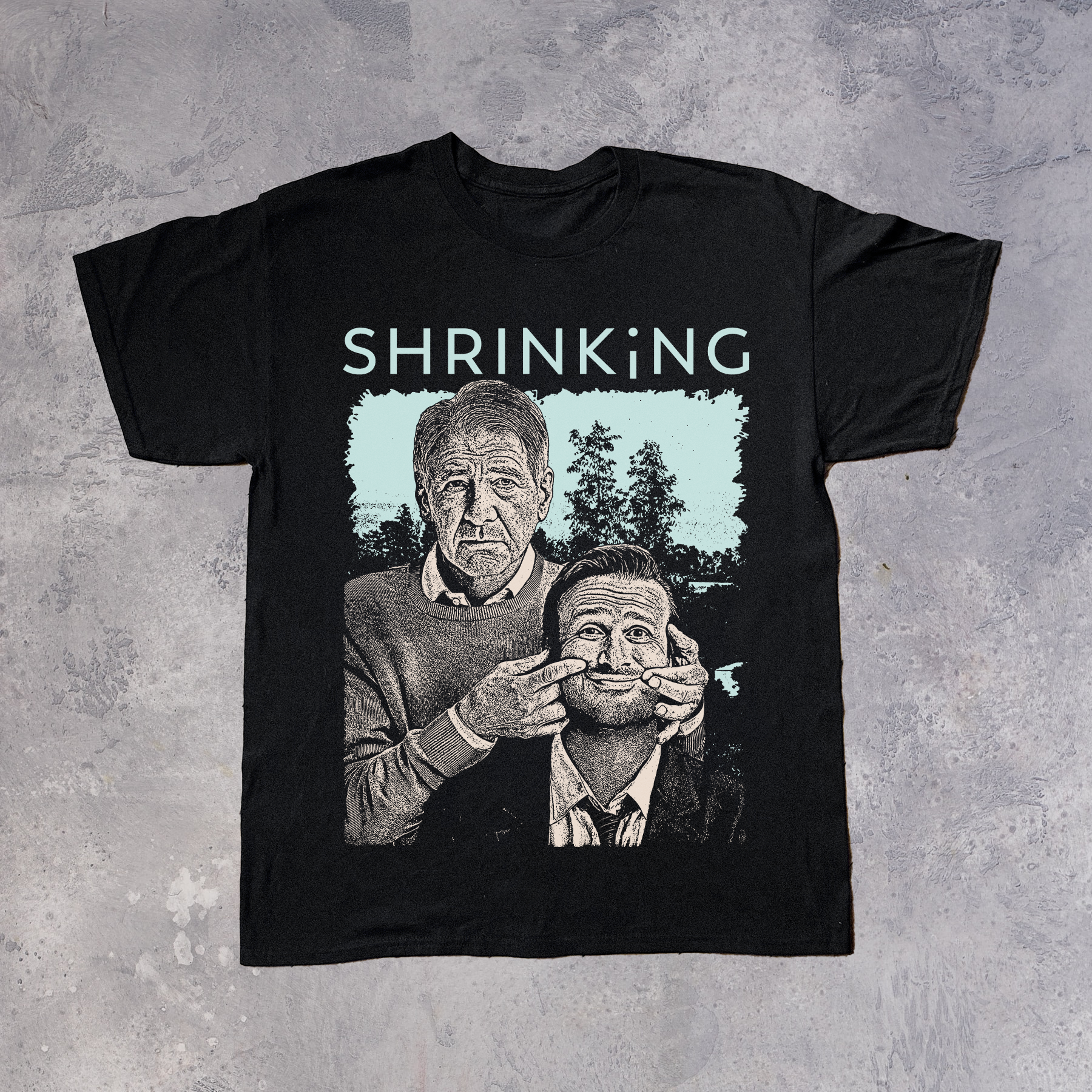SHRINKING BLACK T-SHIRT
