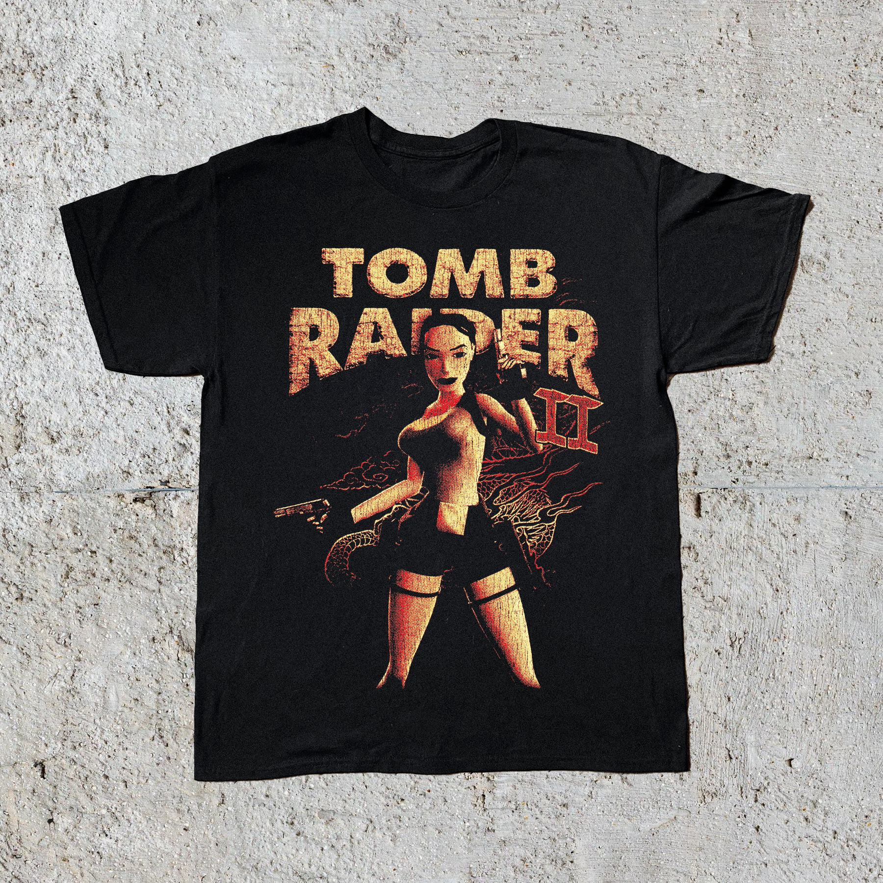 '97 TOMB RAIDER II BLACK T-SHIRT