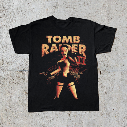'97 TOMB RAIDER II BLACK T-SHIRT