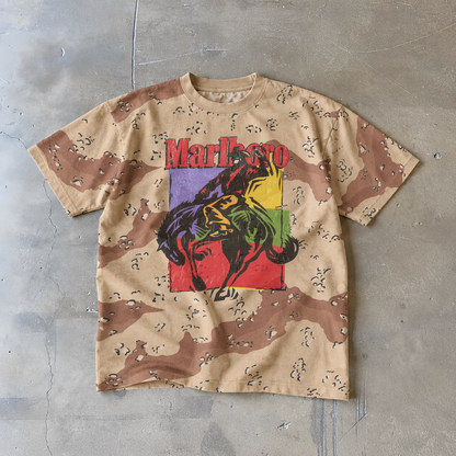 Marlboro Cowboy Ride Vintage Desert Camo Tee