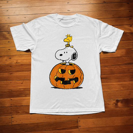 PEANUTS HALLOWEEN VINTAGE WHITE T-SHIRT