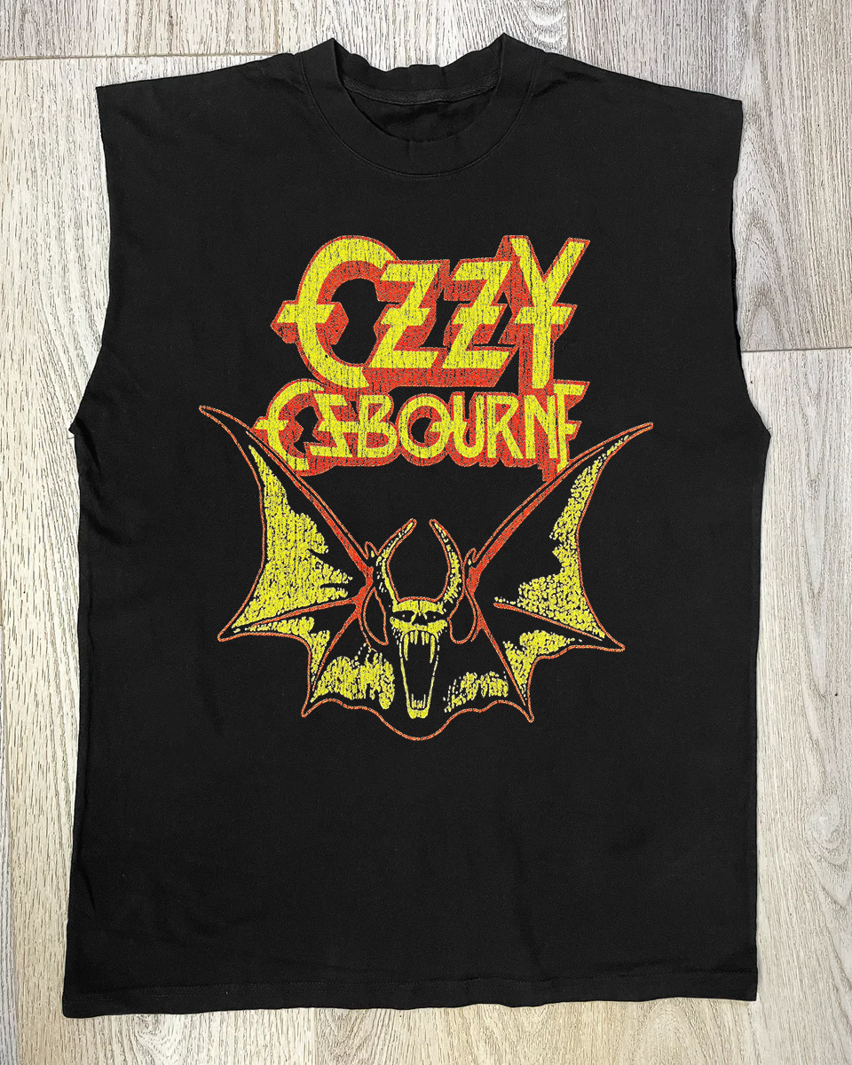 OZZY CUT-OFF BLACK T-SHIRT