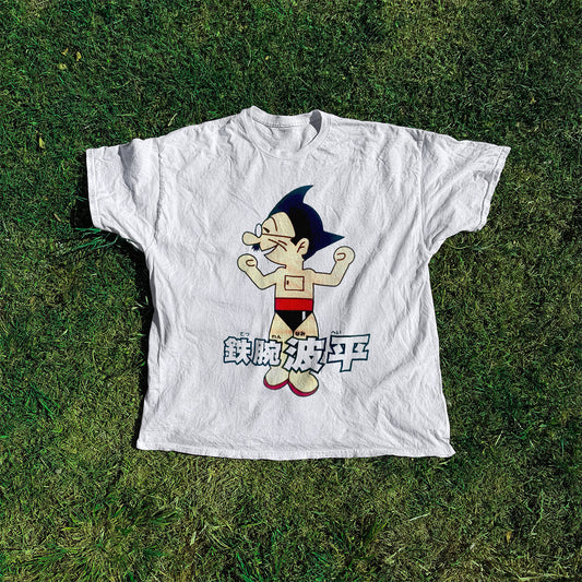 Vintage Astro Boy Parody Japan Washed White Tee