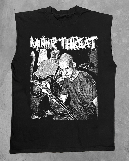 MT CUT-OFF BLACK T-SHIRT