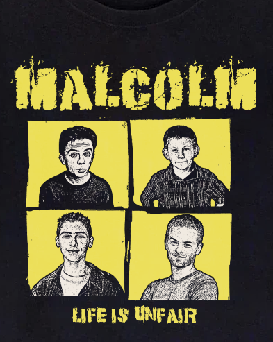 Malcolm X Rancid Parody Black T-shirt