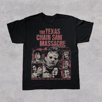 WHO WILL SURVIVE? BLACK T-SHIRT