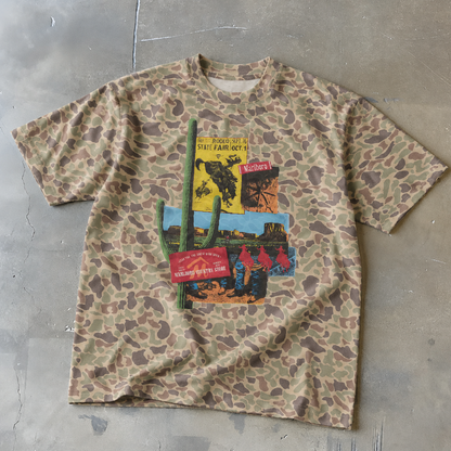 Marlboro Rodeo State Fair Vintage Duck Camo Tee