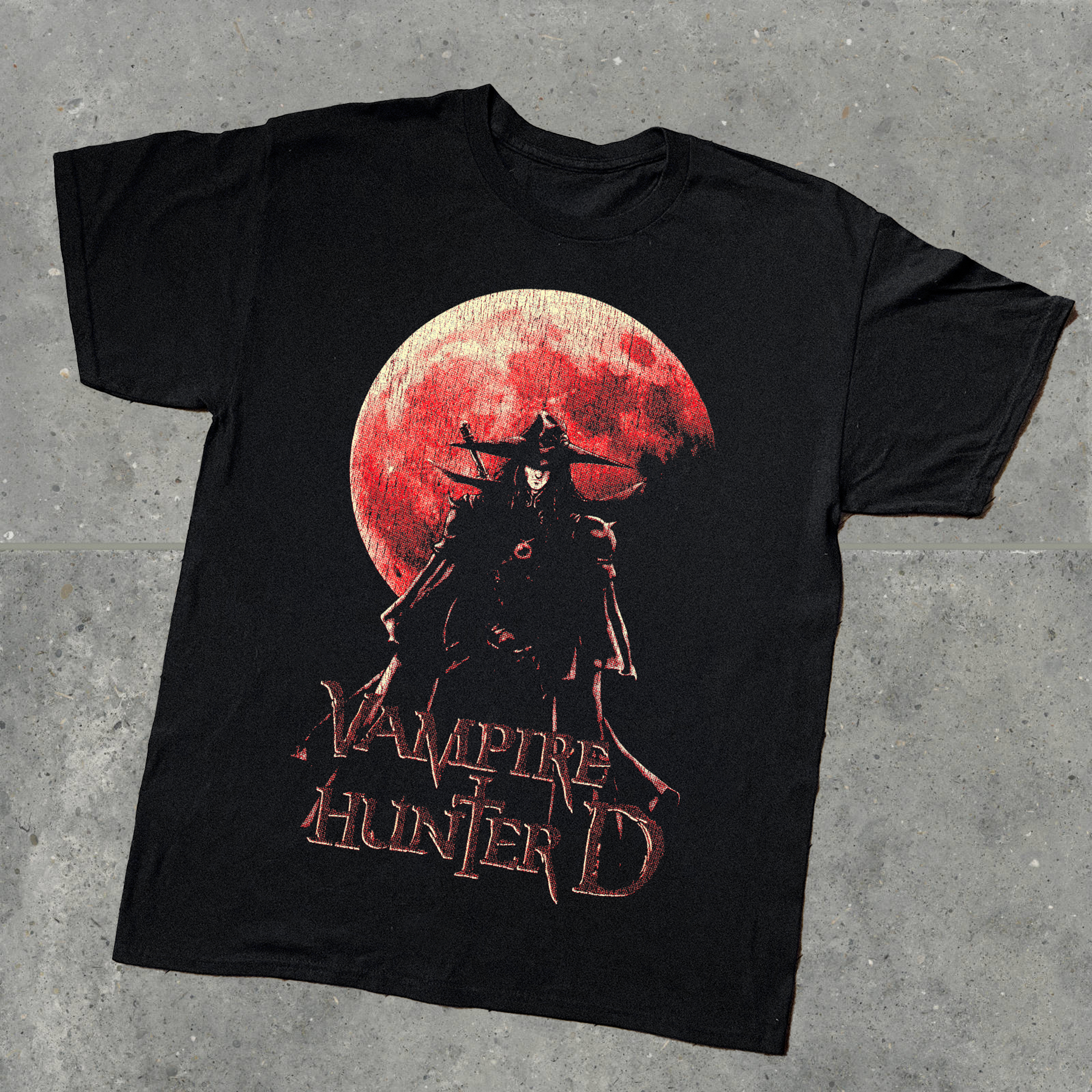 90'S VAMPIRE HUNTER D BLACK T-SHIRT