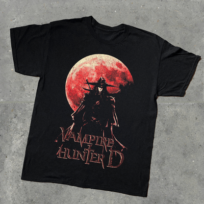 90'S VAMPIRE HUNTER D BLACK T-SHIRT