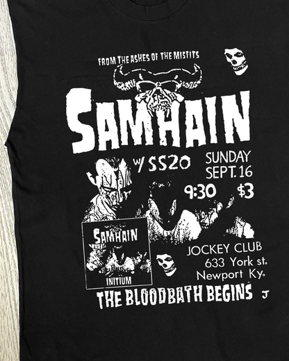 SAMHAIM BLACK CUT-OFF SHIRT