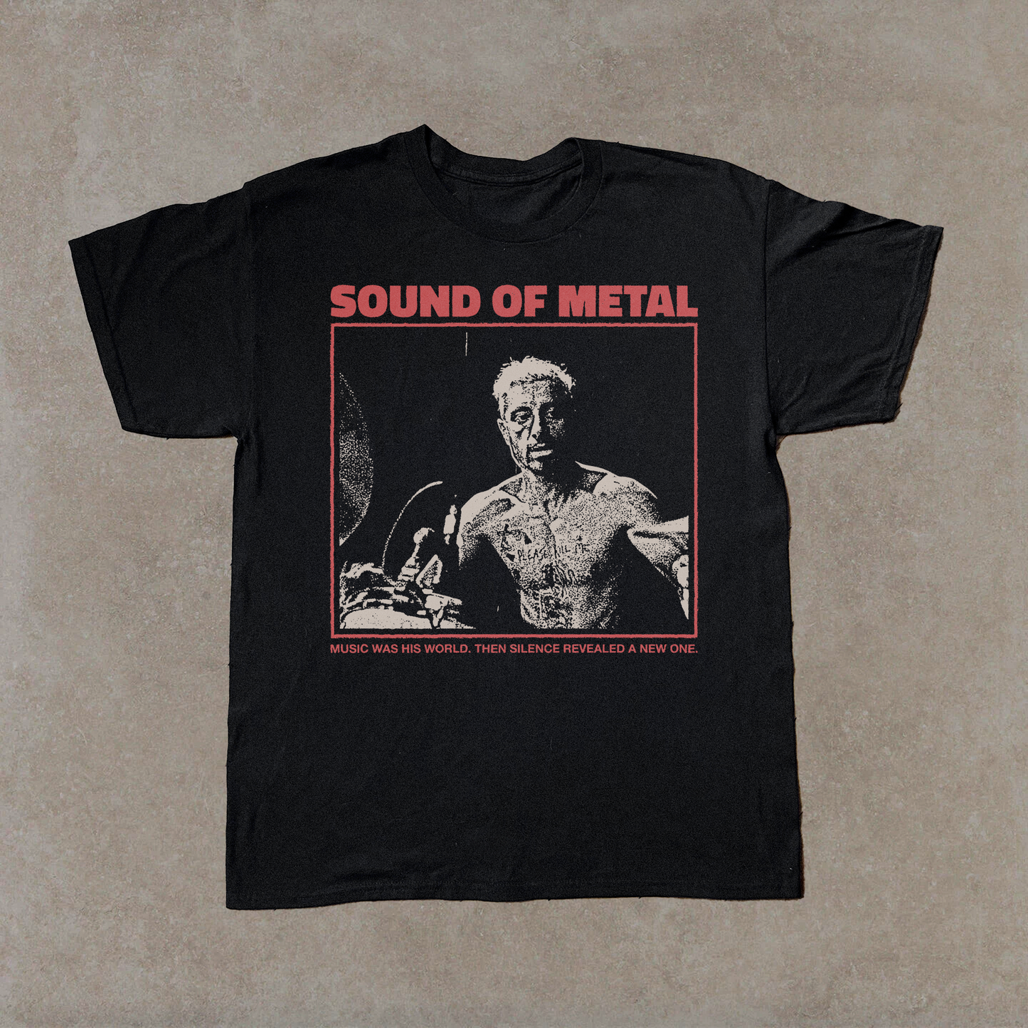 SOUND OF METAL BLACK T-SHIRT