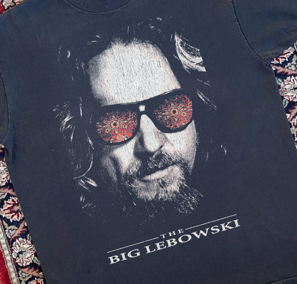 THE BIG LEBOWSKI PROMO BLACK T-SHIRT