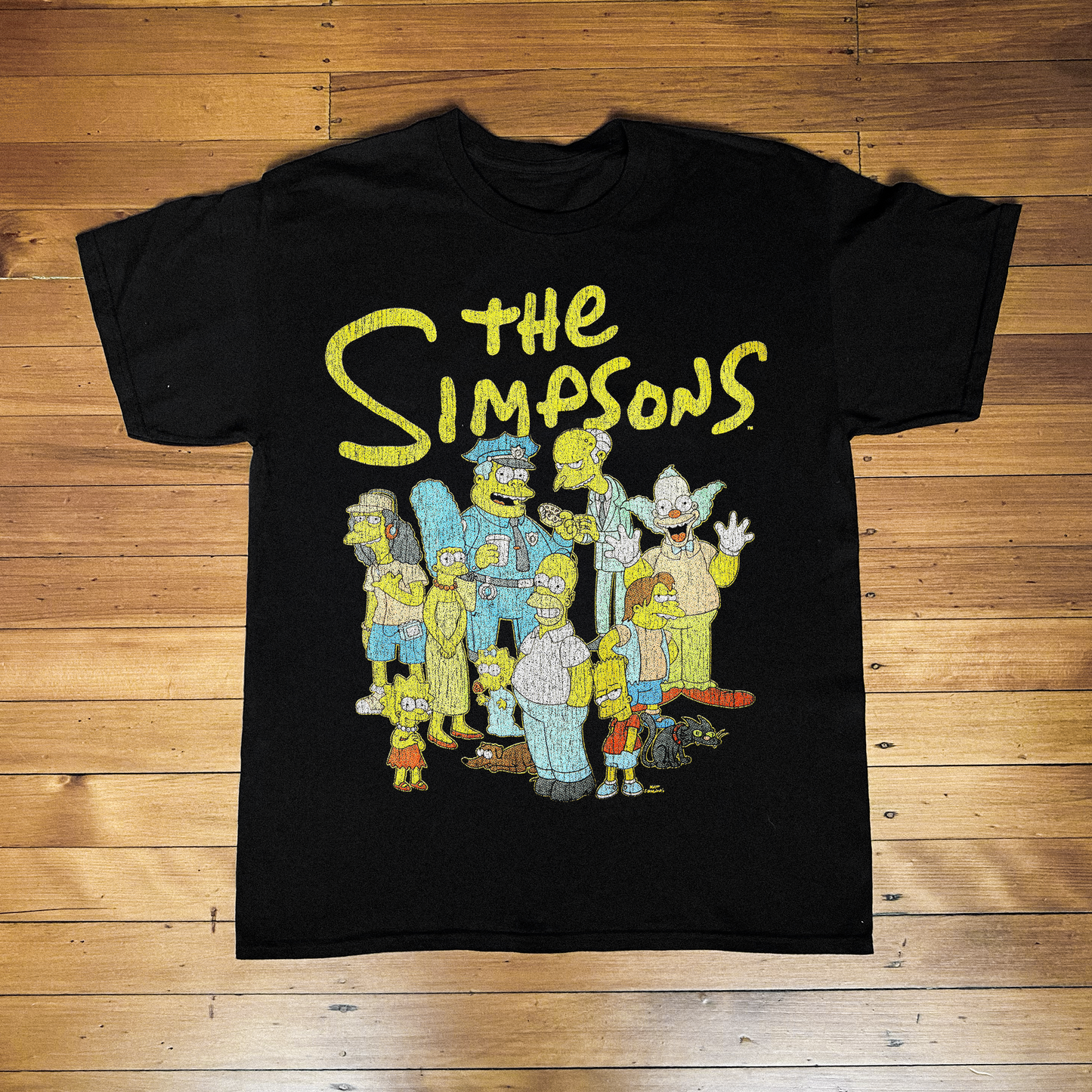 '93 SIMPSONS BLACK T-SHIRT