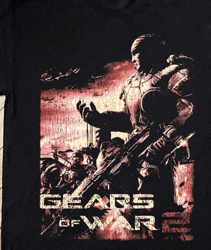gears of war shirt 08 Gears Of War 2 Xbox 360 Black T-Shirt – Parallel
