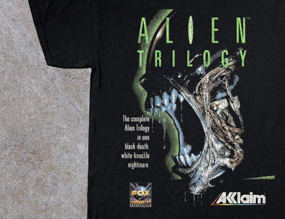 '96 ALIEN TRILOGY PS1 BLACK T-SHIRT