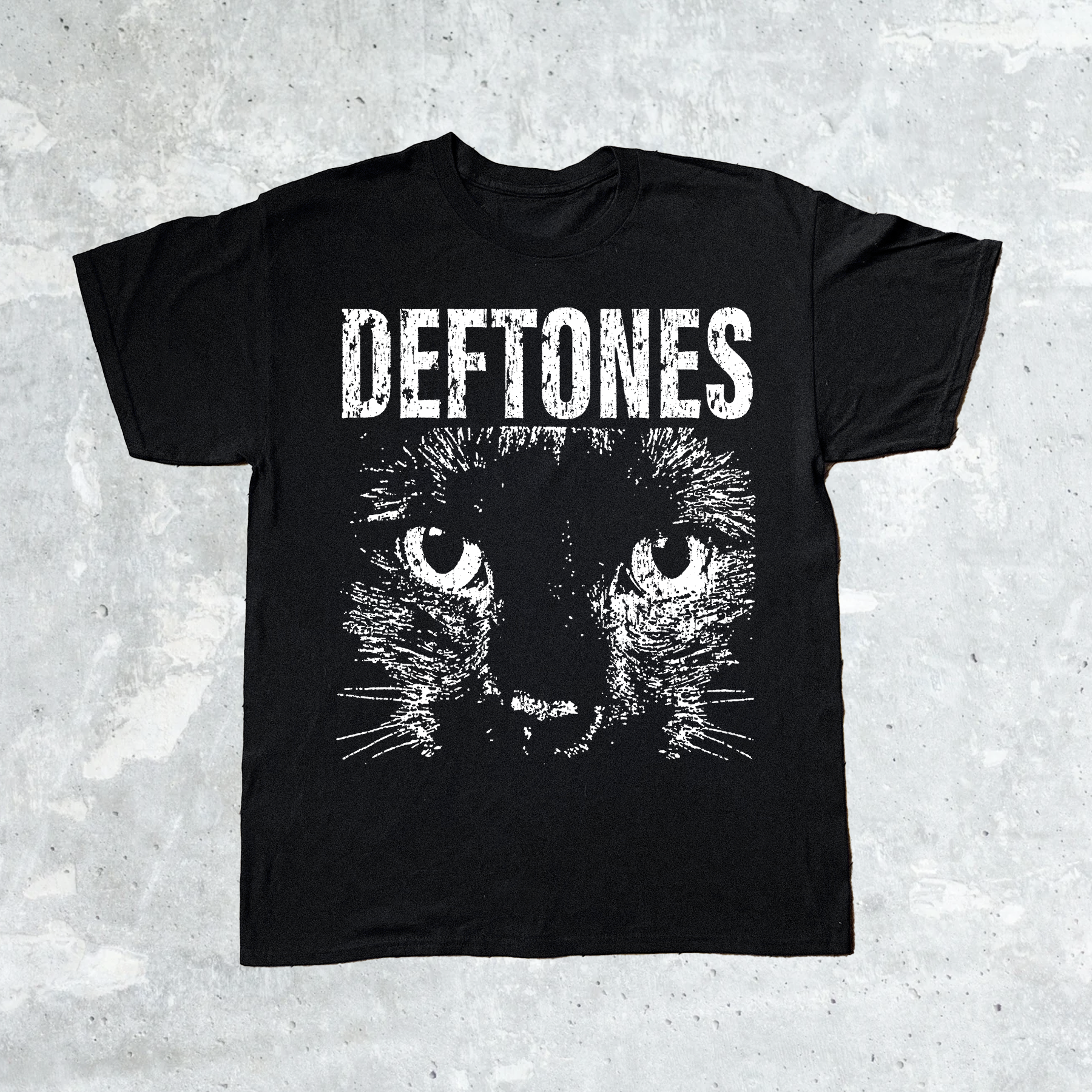 DEFTONES VINTAGE BLACK T-SHIRT