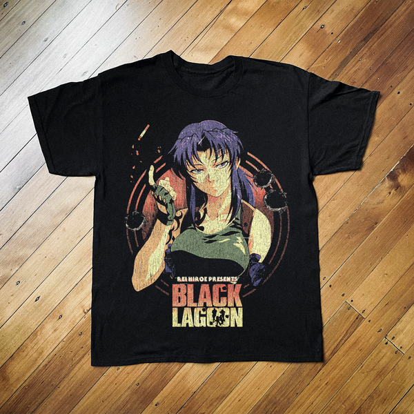 06 Black Lagoon Black T-Shirt – Parallel