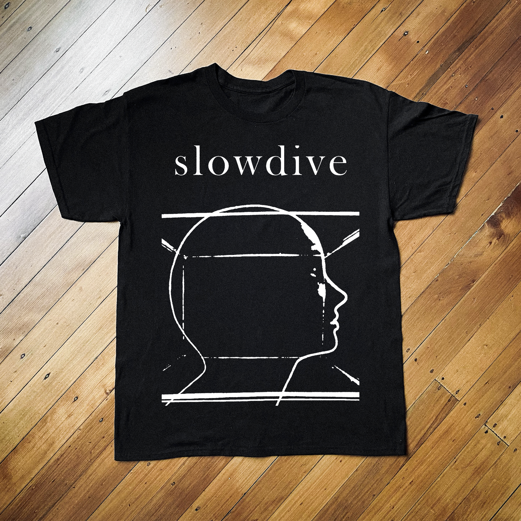 SLOWDIVE VINTAGE BLACK T-SHIRT