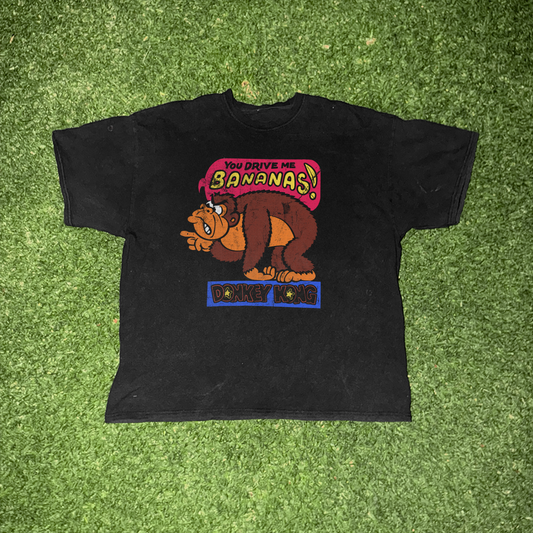 Sweet 80s 'You Drive Me Bananas' Vintage Washed Black Tee