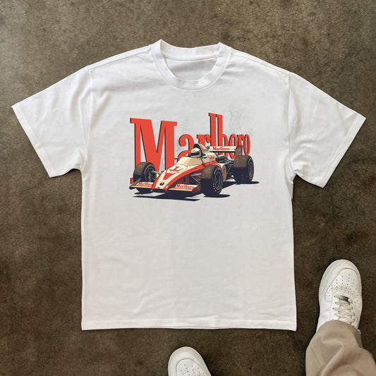 F1 X Malboro Vintage White Tee