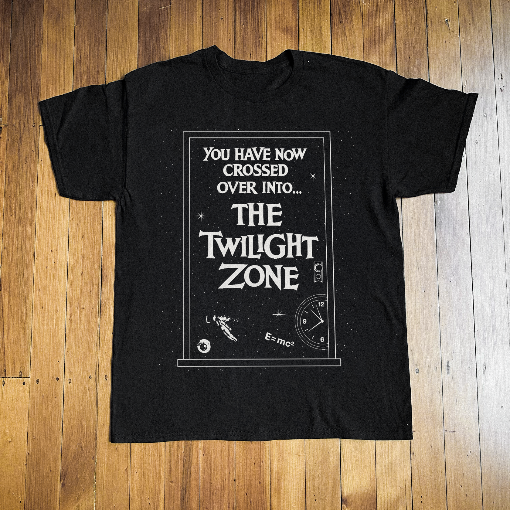 Twilight Zone 'You Have Now Crossed Over' Classic Black Tee – Parallel