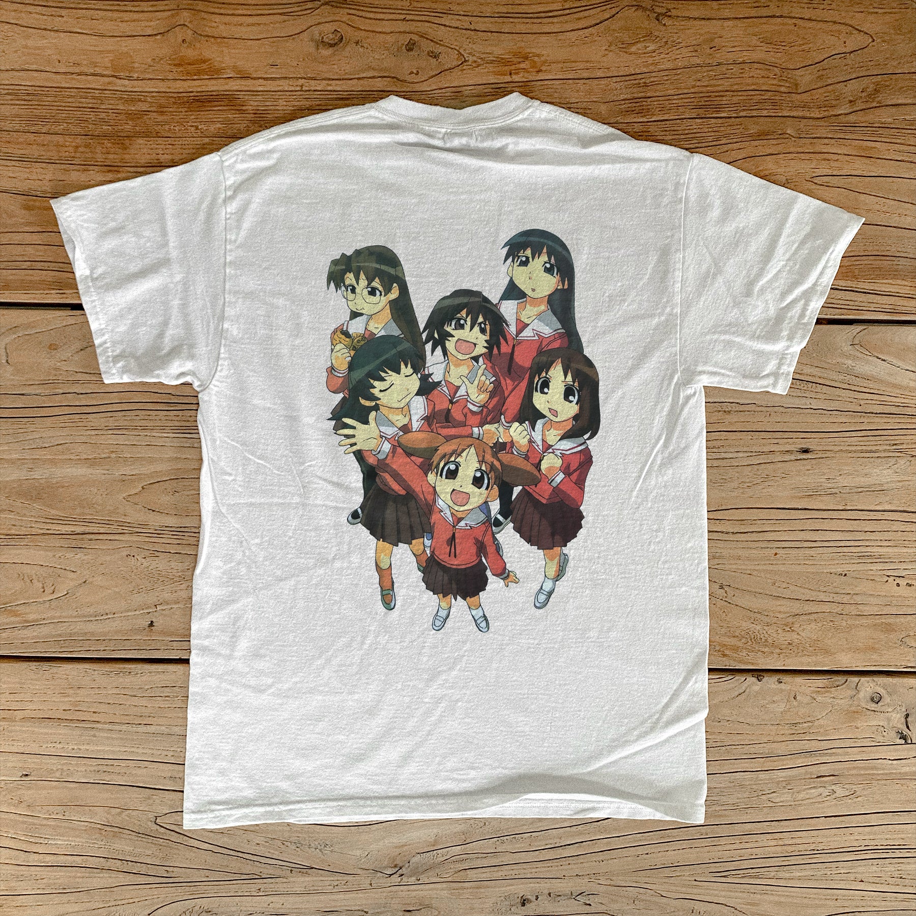 Azumanga Daioh 2000s Chiyo Kagura Washed White T-Shirt – Parallel